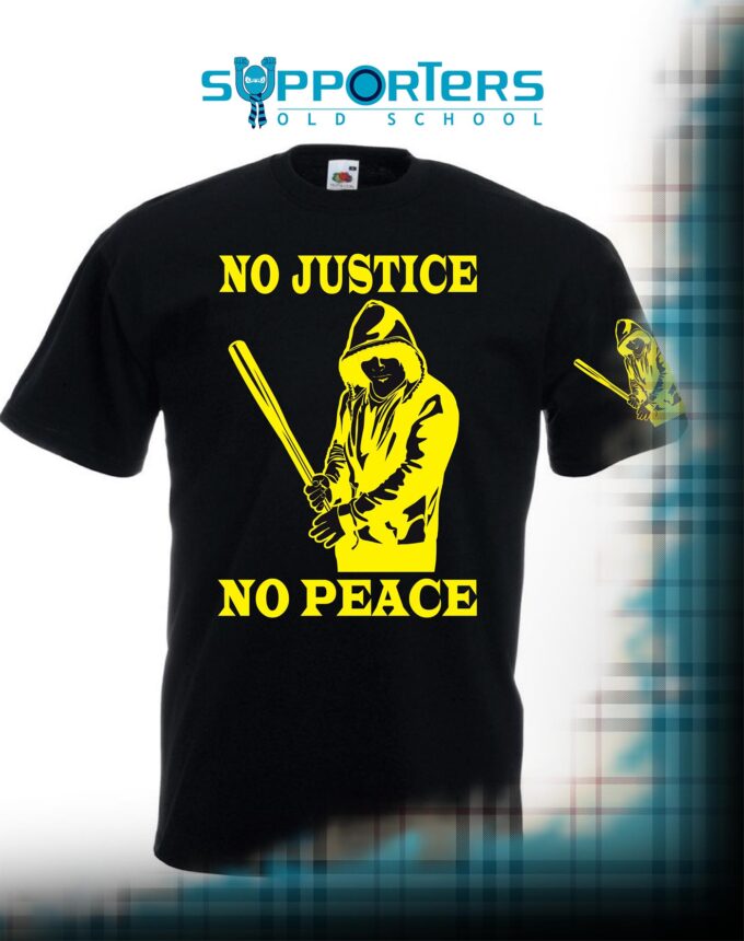 No Justice No Peace - yellow print