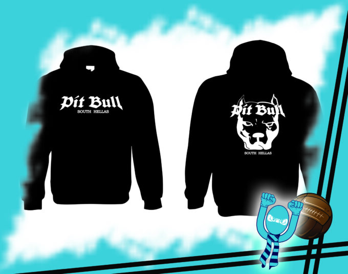 PIT BULL - SOUTH HELLAS hoodie white